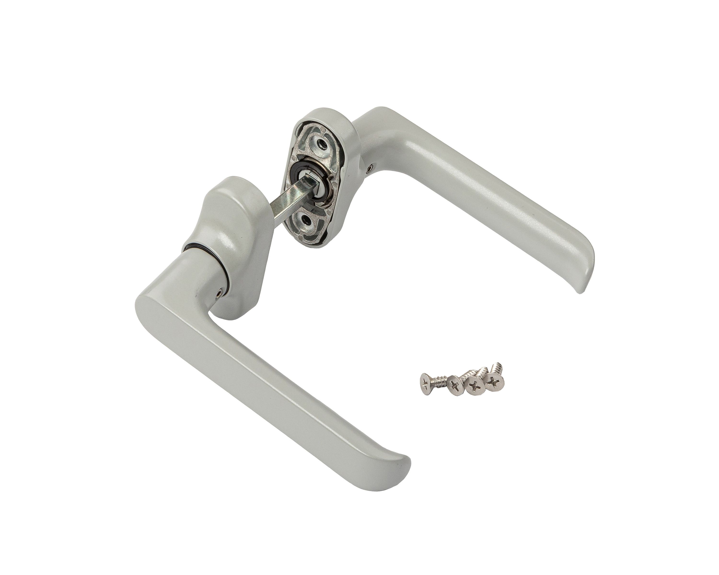 Гарнитур нажимной раздельный Stublina 30мм, 50 -60 мм Серый RAL 9006. Рис. 1