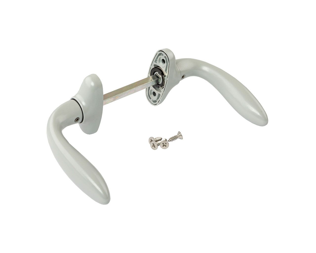 Гарнитур нажимной раздельный Stublina, серый RAL9006. Рис. 1 Гарнитур нажимной раздельный Stublina, серый RAL9006. Рис. 1