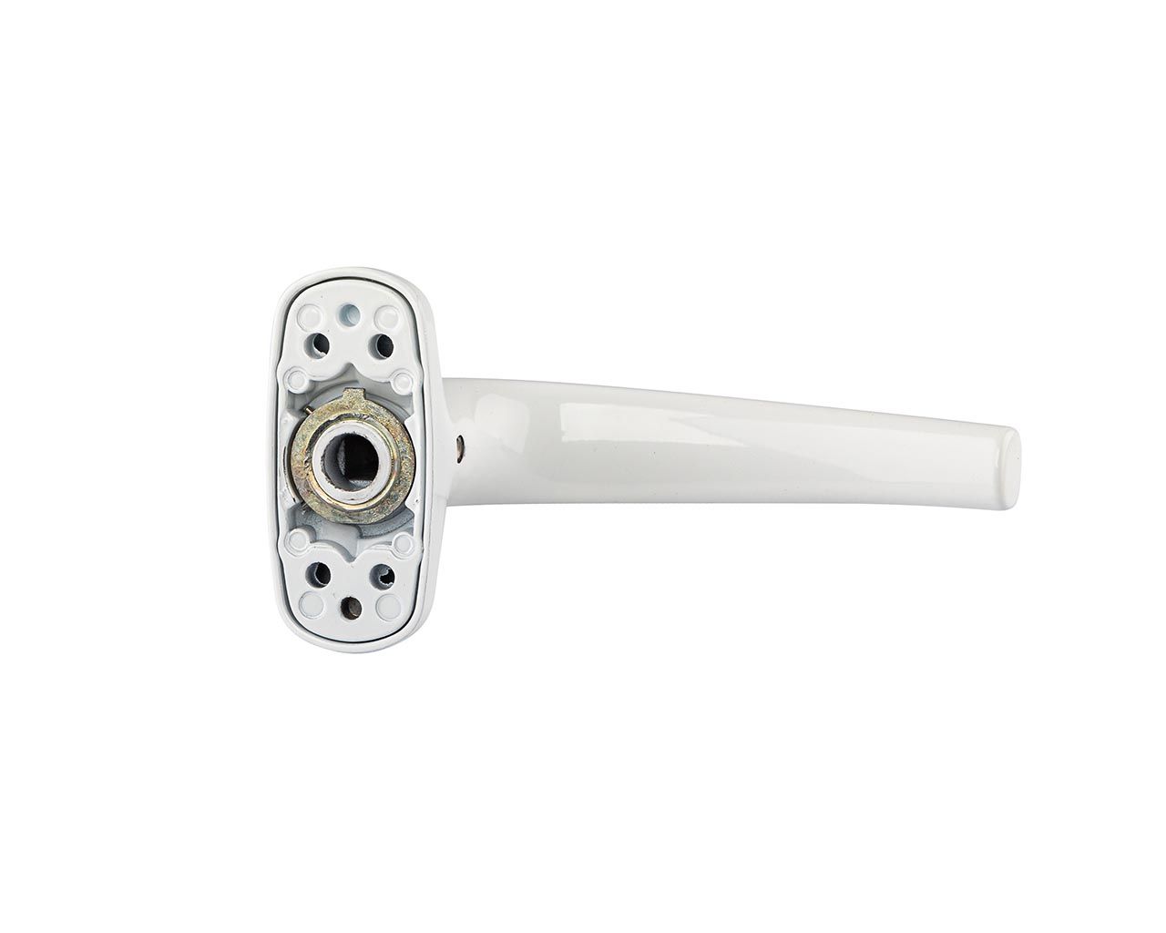 Гарнитур нажимной раздельный с подпружиниванием Garnet 32/PZ/8 штифт 140мм, белый RAL9016. Рис. 3 Гарнитур нажимной раздельный с подпружиниванием Garnet 32/PZ/8 штифт 140мм, белый RAL9016. Рис. 3