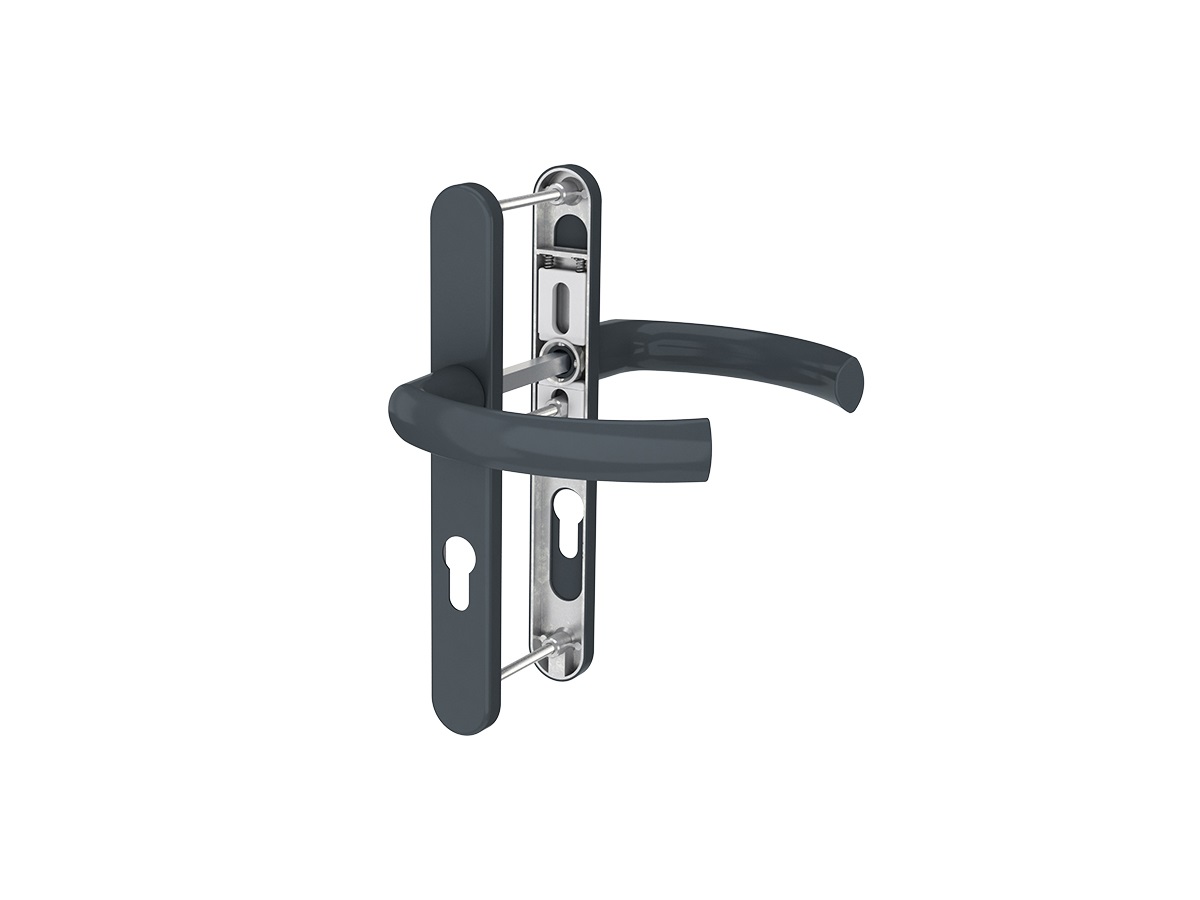 Гарнитур нажимной с овальной накладкой JOWISZ-109, PZ/92/32/245, RAL7016. Рис. 1 Гарнитур нажимной с овальной накладкой JOWISZ-109, PZ/92/32/245, RAL7016. Рис. 1