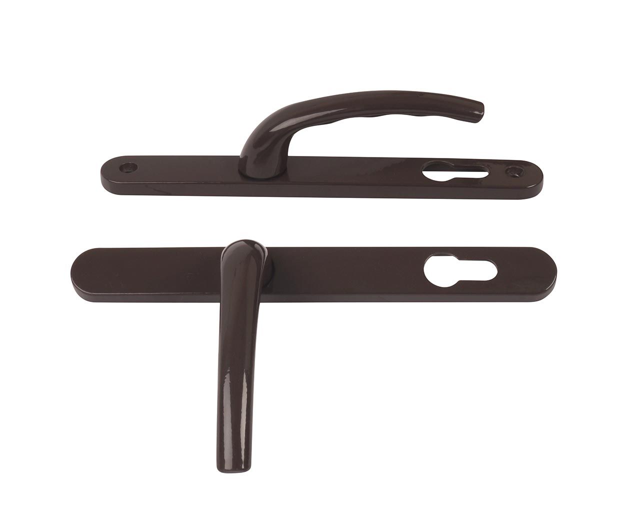 Гарнитур нажимной с подпружиниванием Star 28/92 (3 винта) Коричневый RAL8019. Рис. 3