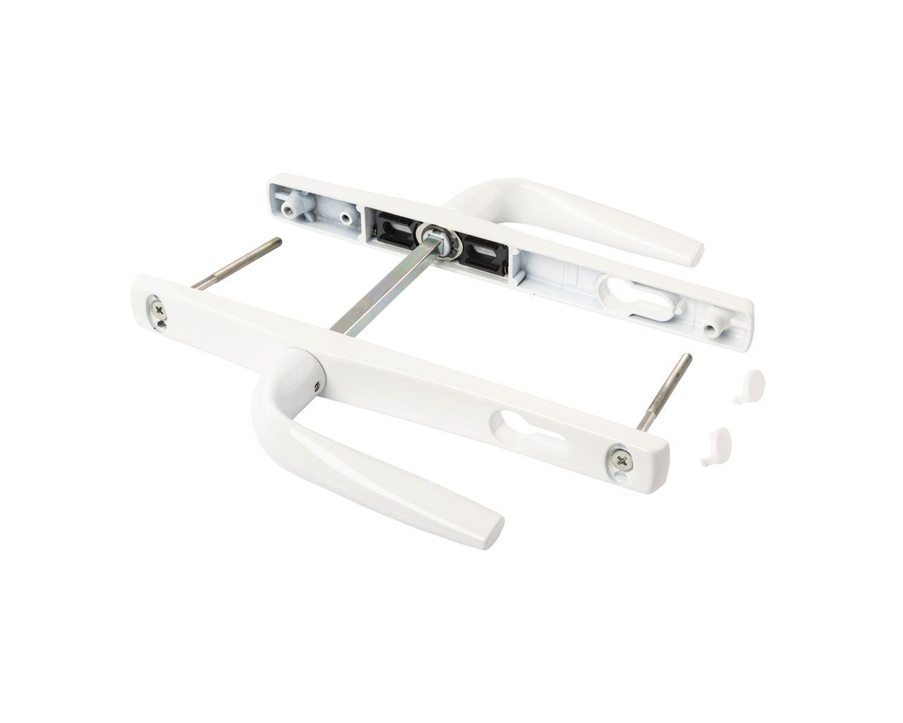 Гарнитур нажимной со сплошной накладкой Stublina 25/92/8, Белый RAL9016. Рис. 2 Гарнитур нажимной со сплошной накладкой Stublina 25/92/8, Белый RAL9016. Рис. 2