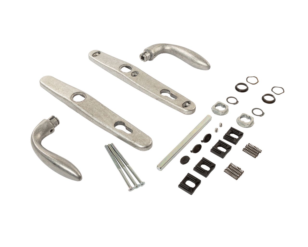 Гарнитур нажимной со сплошной накладкой Stublina, 36/92 Неокрашенный (27 части). Рис. 1