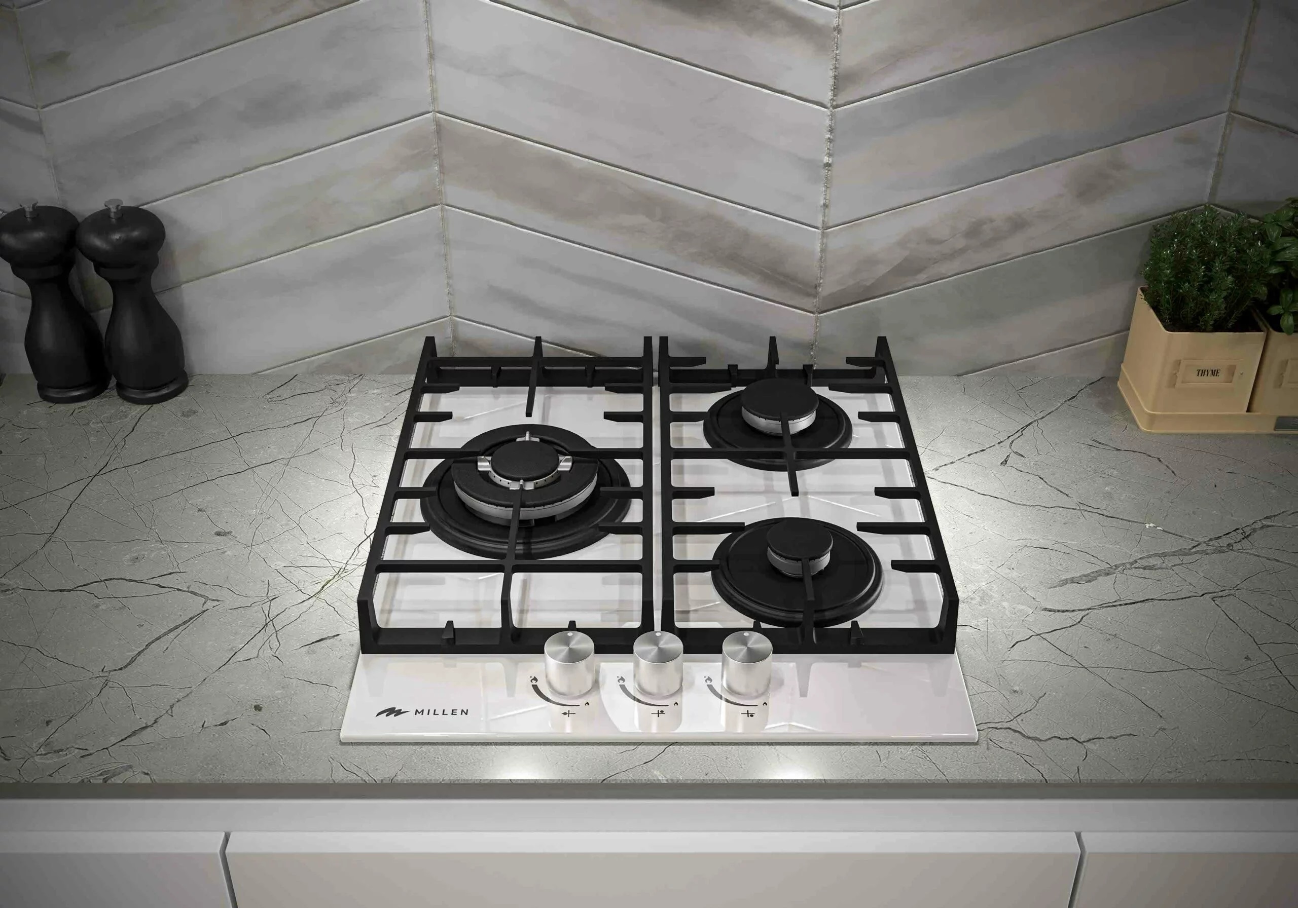 Газовая варочная панель MGHG 451 WH. Рис. 3