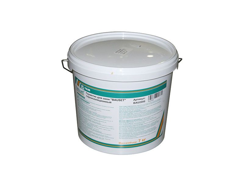 Герметик акриловый для окон BAUSET B пароизоляционный для внутренних работ (7кг). Рис. 3