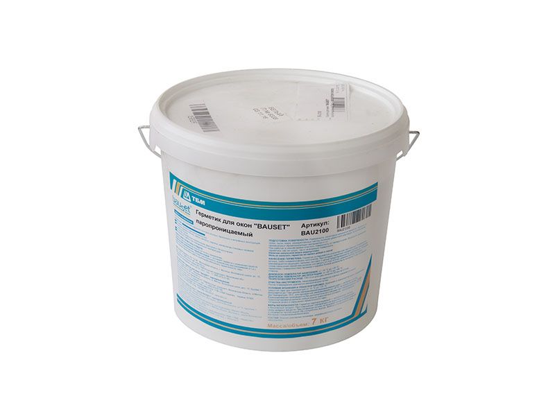 Герметик акриловый для окон BAUSET A паропроницаемый для наружных работ (7кг). Рис. 2 Герметик акриловый для окон BAUSET A паропроницаемый для наружных работ (7кг). Рис. 2