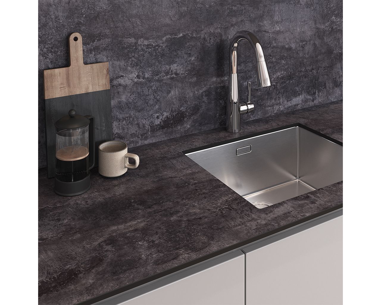 HPL-компакт 0632/S Цемент темный PF 4200*1320*4 DS1 ck 2. Рис. 2