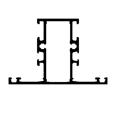 Импост оконно-дверной ALUMARK 76/32мм 6м Белый RAL9016. Рис. 1 Импост оконно-дверной ALUMARK 76/32мм 6м Белый RAL9016. Рис. 1