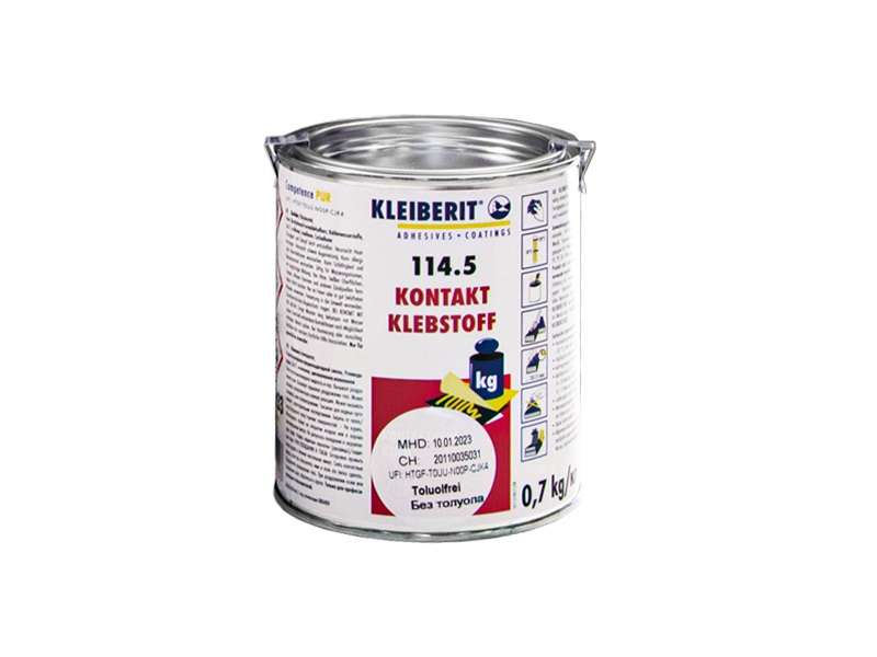 Клей контактный Kleiberit 114.5, 0,7 кг. Рис. 1 Клей контактный Kleiberit 114.5, 0,7 кг. Рис. 1