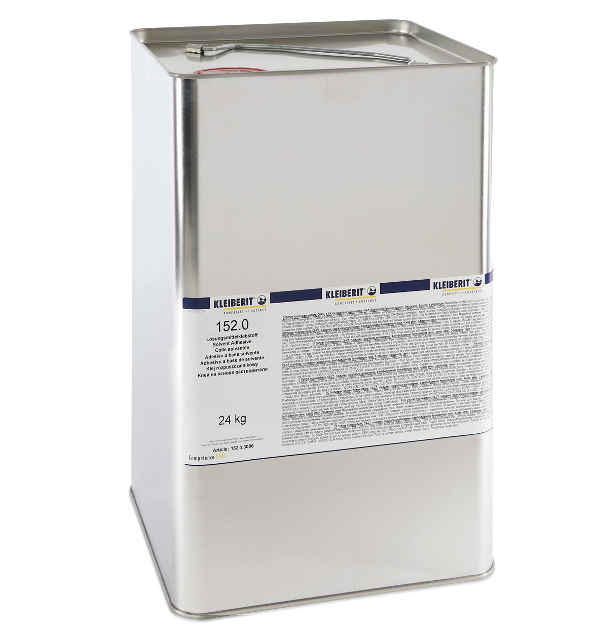 Клей контактный Kleiberit С 152.0, постформинг, 24 кг, канистра, бежевый