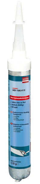 Клей-герметик COSMO HD-100.412, антикоррозийный sealant, черный (310мл). Рис. 1 Клей-герметик COSMO HD-100.412, антикоррозийный sealant, черный (310мл). Рис. 1