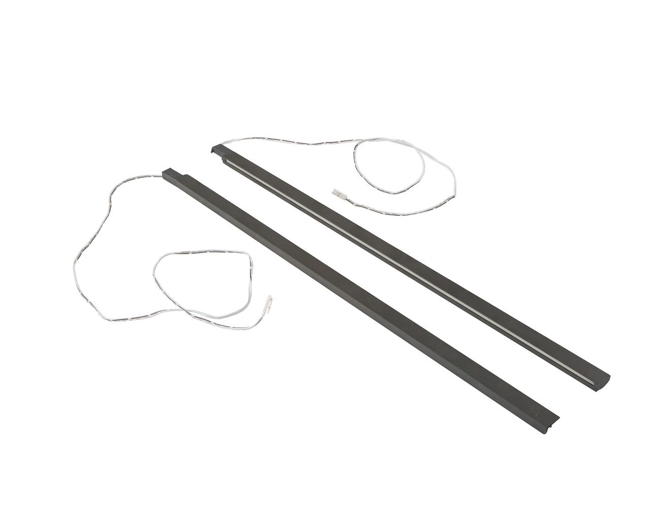 Комплект LED-подсветки ALPHALUX для ящика CRYSTAL с металлической боковиной длиной 450 мм (2 ленты, 4 крепления), антрацит. Рис. 1 Комплект LED-подсветки ALPHALUX для ящика CRYSTAL с металлической боковиной длиной 450 мм (2 ленты, 4 крепления), антрацит. Рис. 1