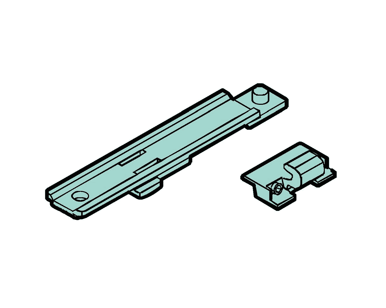 Комплект Логика (цапфа + ответная планка), Европаз. Рис. 1