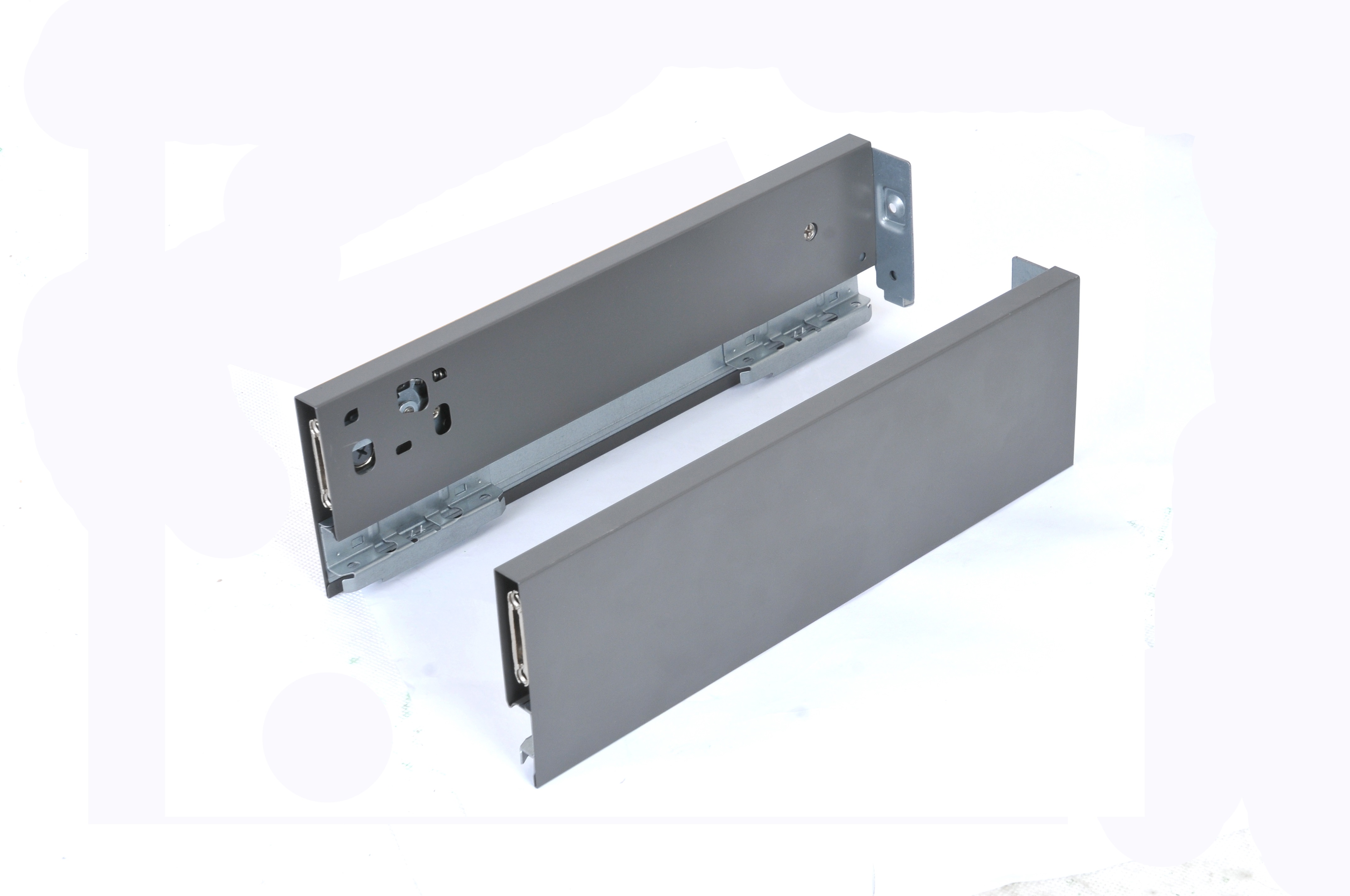 Комплект боковин Firmax высотой 89 мм длина 550 мм (левая, правая) для ящика Slimline, антрацит. Рис. 1