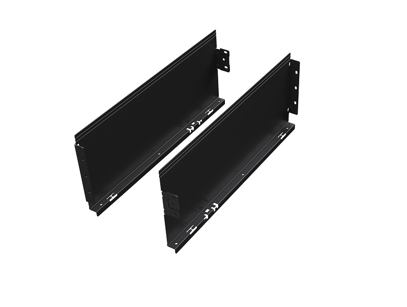 Комплект боковин длиной 300 мм ящика Firmax Ultraslim, (две боковины, комплект крепежа, две заглушки) высота 159 мм, антрацит. Рис. 1 Комплект боковин длиной 300 мм ящика Firmax Ultraslim, (две боковины, комплект крепежа, две заглушки) высота 159 мм, антрацит. Рис. 1