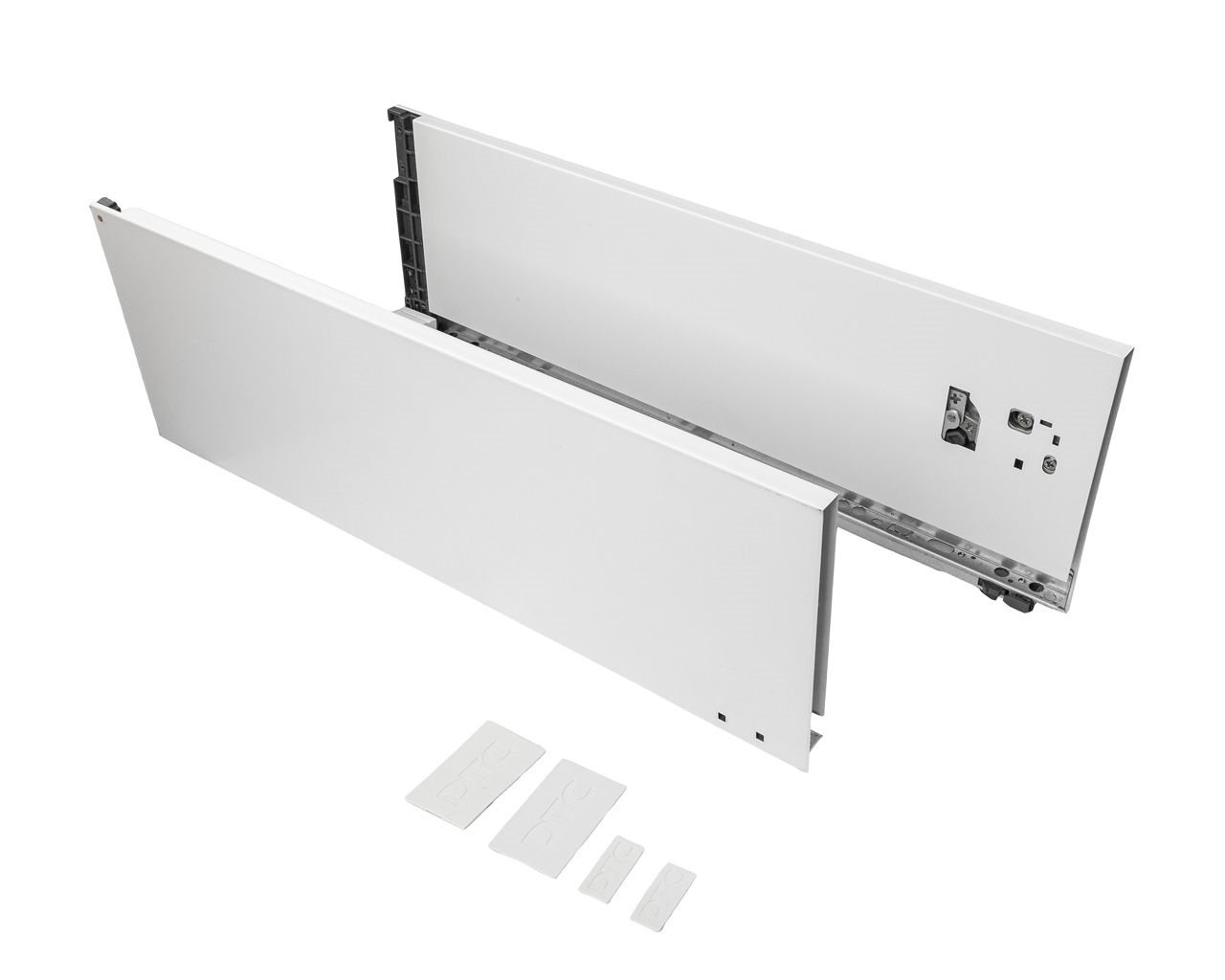 Комплект боковин ящика DTC Magic Pro, длина 300 мм, высота 174 мм, Белый. Рис. 1