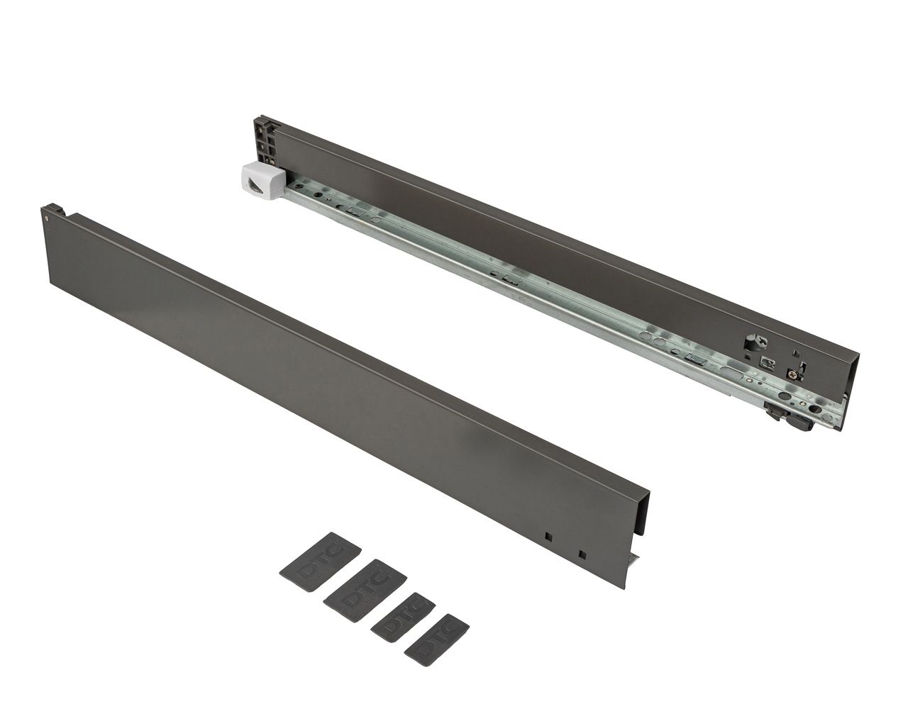 Комплект боковин ящика DTC Magic Pro, длина 500 мм, высота 62,5 мм, Антрацит. Рис. 1