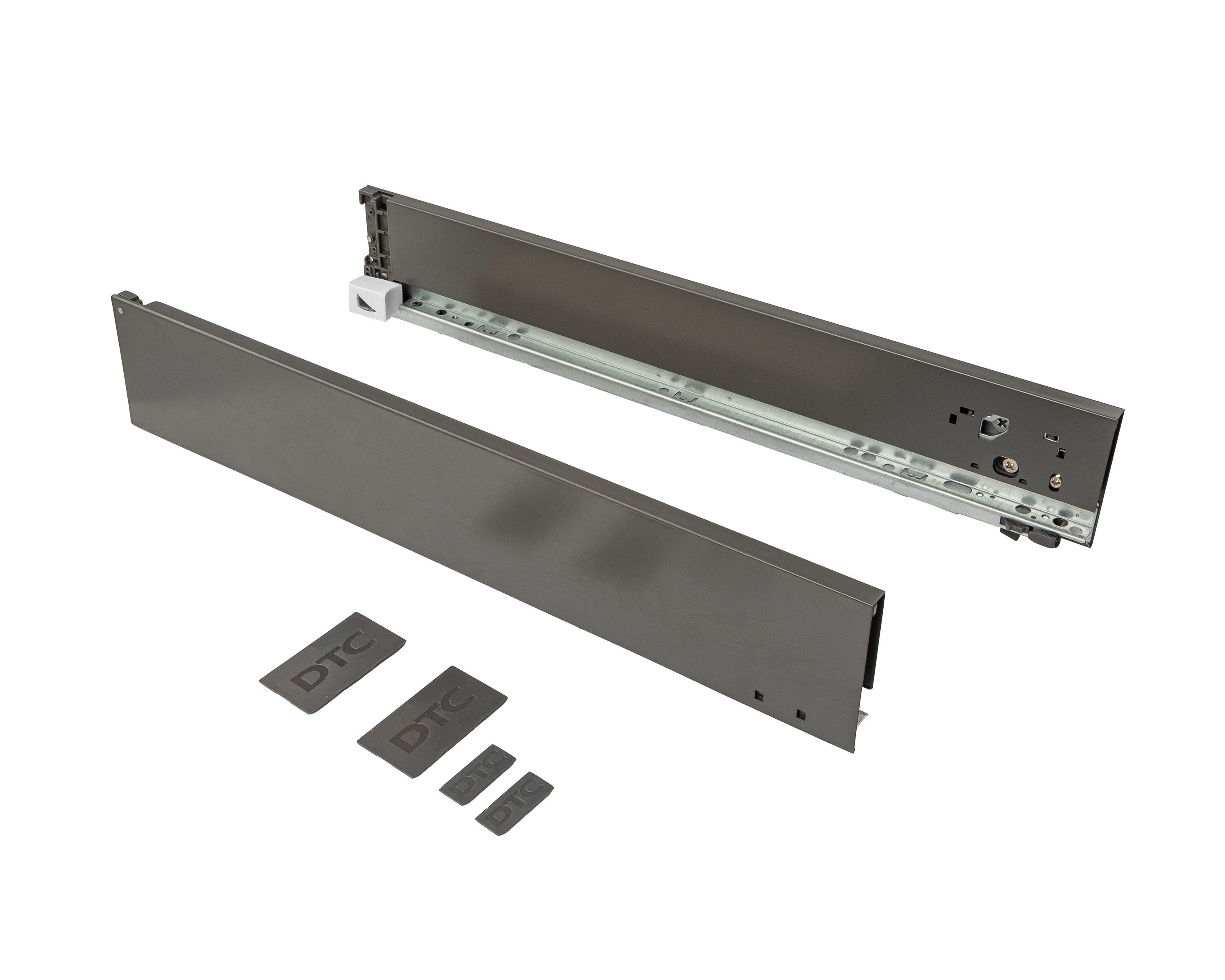 Комплект боковин ящика DTC Magic Pro, длина 500 мм, высота 88 мм, Антрацит. Рис. 1