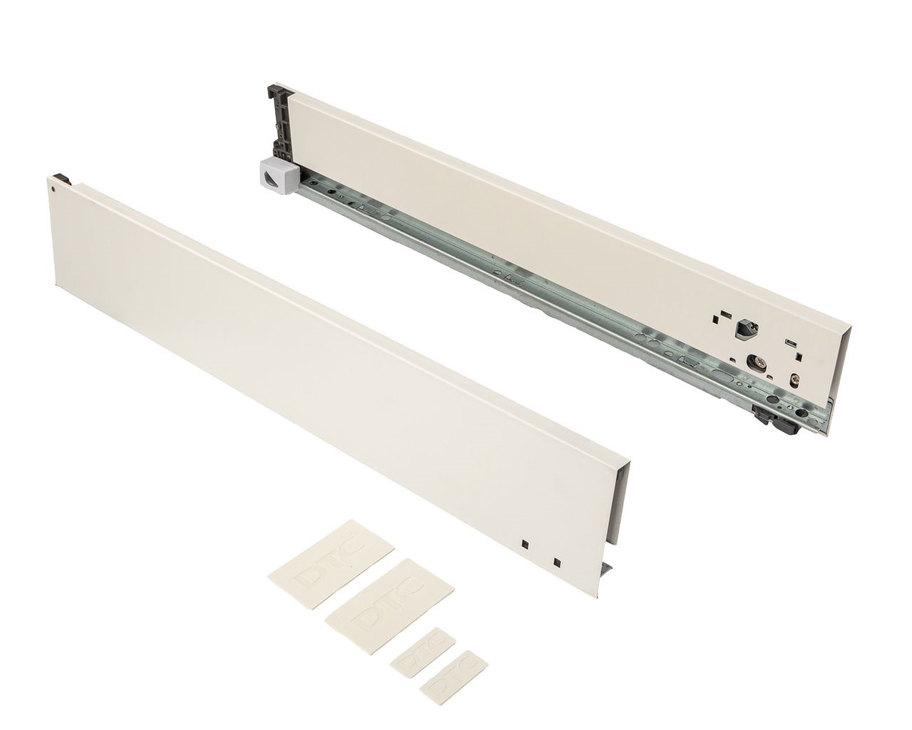 Комплект боковин ящика DTC Magic Pro, длина 500 мм, высота 88 мм, Белый. Рис. 1 Комплект боковин ящика DTC Magic Pro, длина 500 мм, высота 88 мм, Белый. Рис. 1