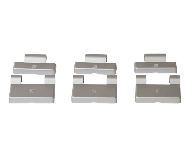 Комплект декоративных накладок 17/38 В серебро. Рис. 1