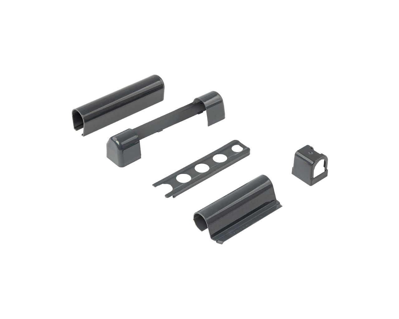 Комплект декоративных накладок RAL 7016 Антрацит (5 позиций) (для узкой петли). Рис. 2