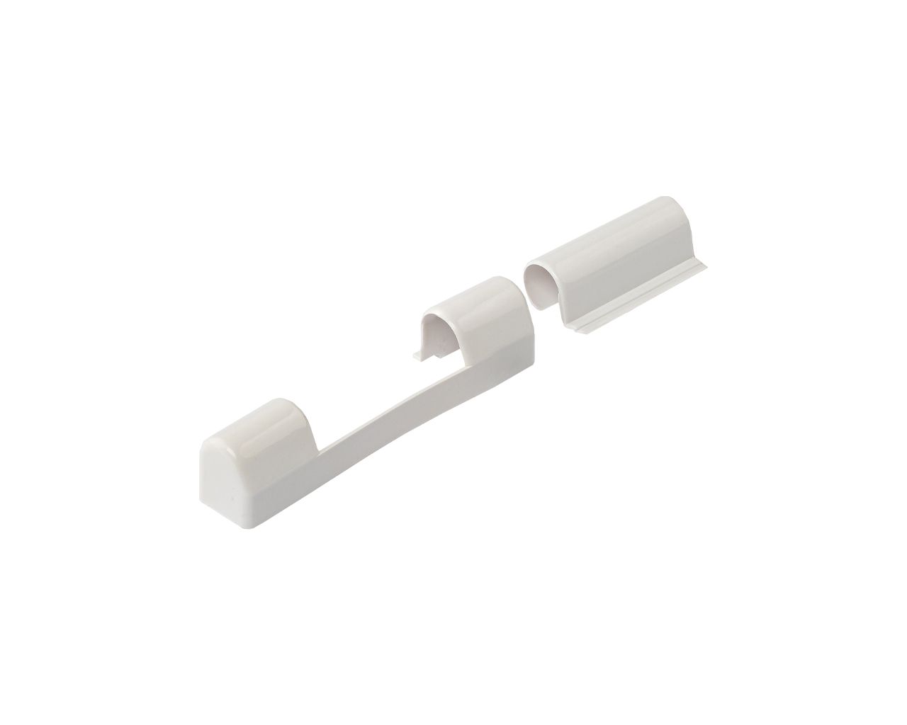 Комплект декоративных накладок на среднюю(фрамужную) петлю (2 позиции), белый. Рис. 1 Комплект декоративных накладок на среднюю(фрамужную) петлю (2 позиции), белый. Рис. 1