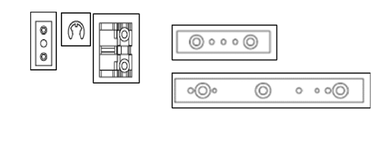 Комплект для гибкой тяги Elementis (с дюбельными пластинами) белый. Рис. 2 Комплект для гибкой тяги Elementis (с дюбельными пластинами) белый. Рис. 2