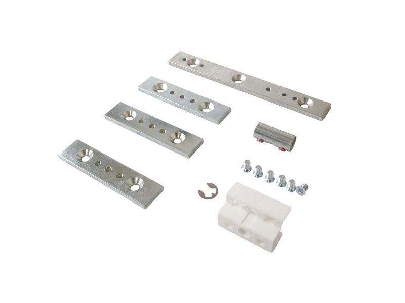 Комплект для гибкой тяги Elementis (с дюбельными пластинами) белый. Рис. 1