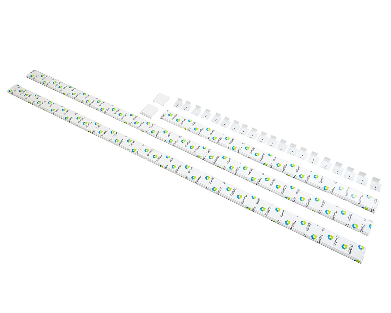 Комплект дверных наличников Qunell 2200х1200х2200мм белый. Рис. 1