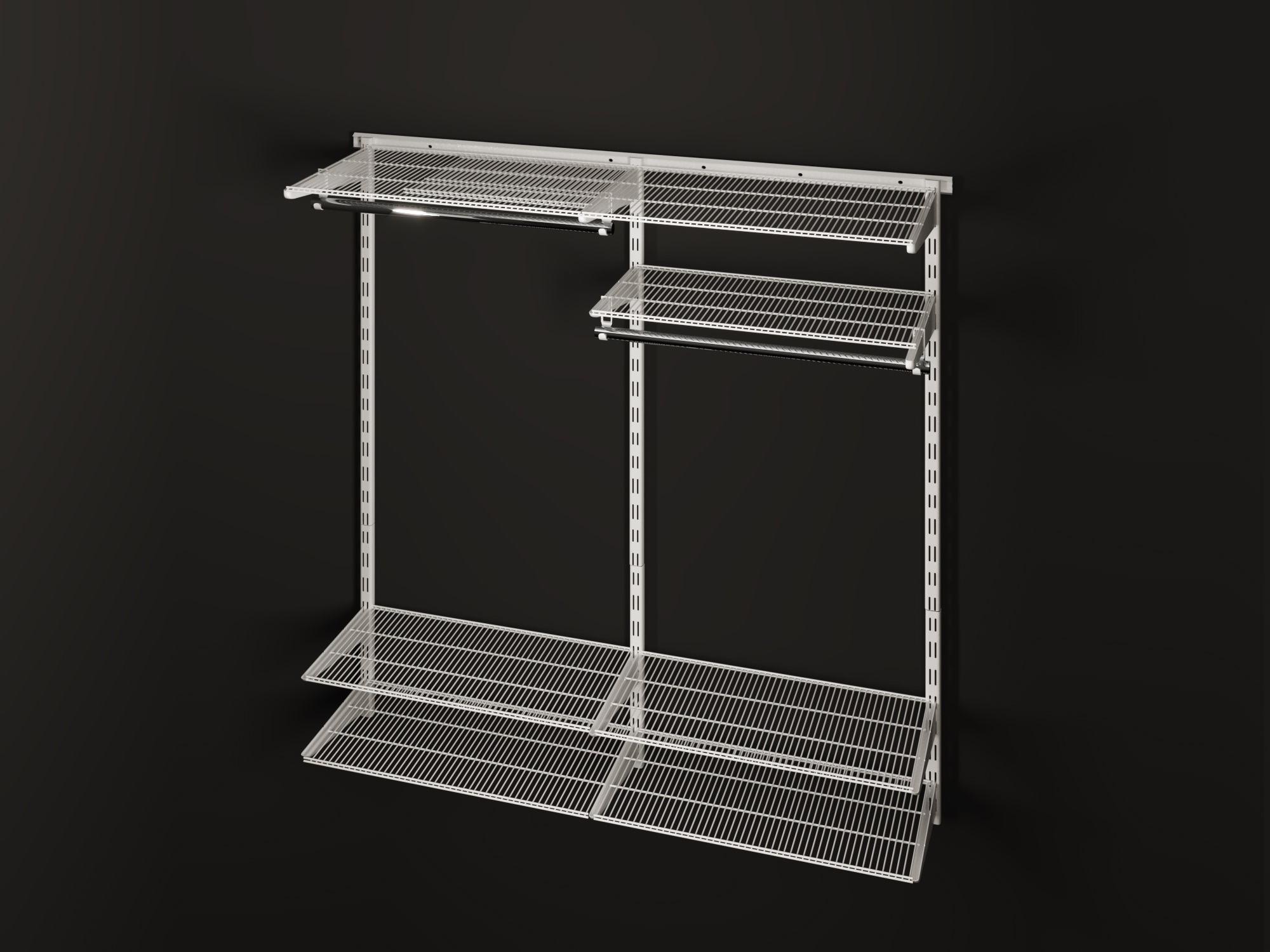 Комплект гардеробной системы Firmax (Вариант 11, белый). Рис. 2 Комплект гардеробной системы Firmax (Вариант 11, белый). Рис. 2