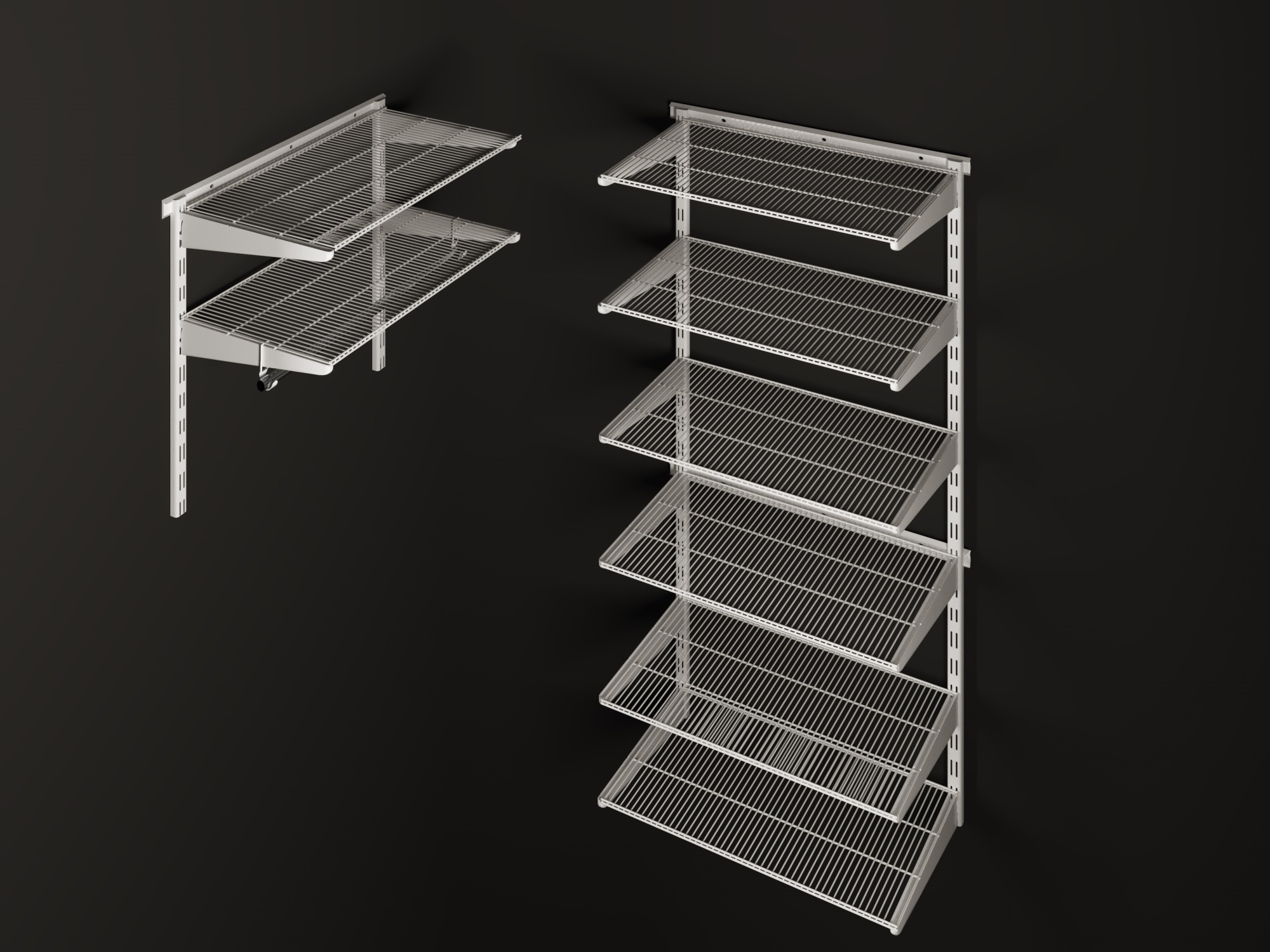 Комплект гардеробной системы Firmax (Вариант 17, белый). Рис. 2 Комплект гардеробной системы Firmax (Вариант 17, белый). Рис. 2