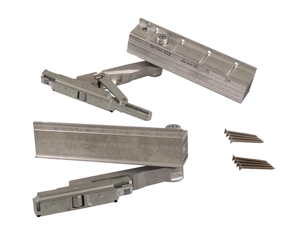 Комплект ходовых механизмов с демпфером, Alversa KS ALU, 160 кг, левый. Рис. 1 Комплект ходовых механизмов с демпфером, Alversa KS ALU, 160 кг, левый. Рис. 1