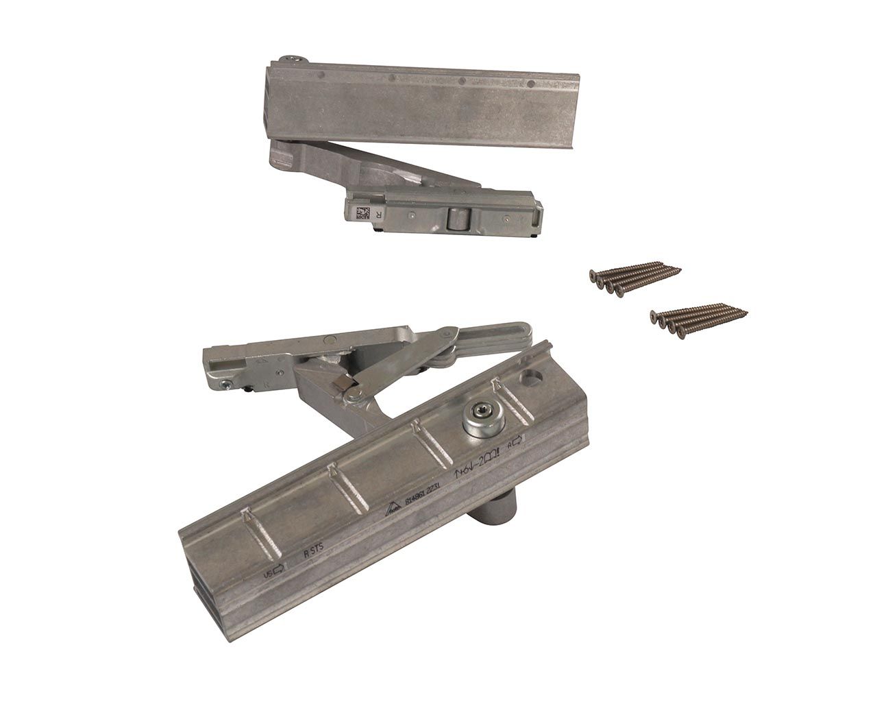 Комплект ходовых механизмов с демпфером, Alversa KS ALU, 160 кг, правый. Рис. 1