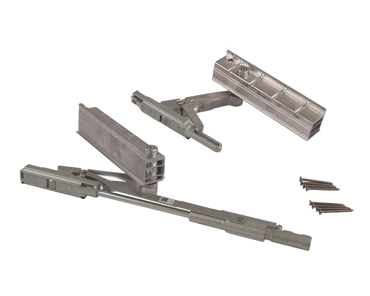 Комплект ходовых механизмов с демпфером, Alversa PS ALU, 160 кг, левый. Рис. 2