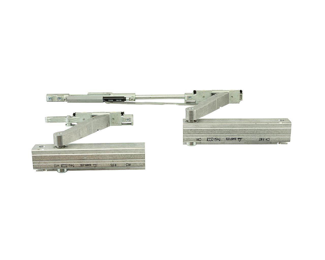 Комплект ходовых механизмов с демпфером, ПВХ/дерево, 160 кг,правый. Рис. 1 Комплект ходовых механизмов с демпфером, ПВХ/дерево, 160 кг,правый. Рис. 1