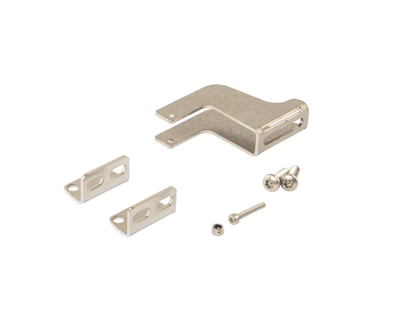 Комплект консолей BDB103, консоль привода на раму и консоль цепи на створку. Рис. 3 Комплект консолей BDB103, консоль привода на раму и консоль цепи на створку. Рис. 3