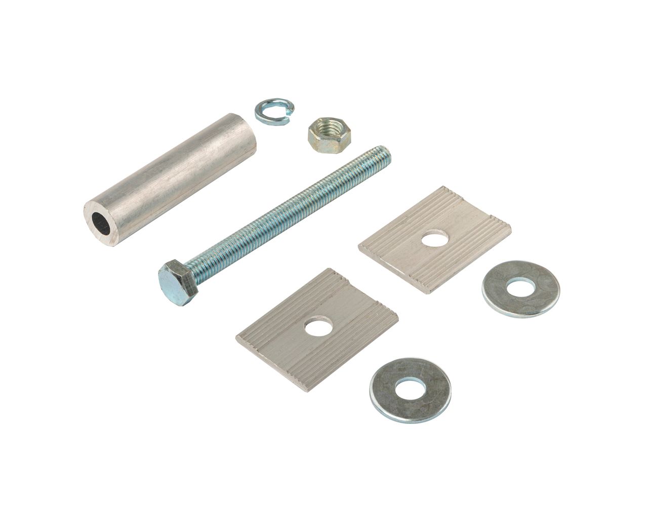 Комплект крепежа к кронштейнам (KDK-120.2 и KDK-120.4) (Болт Zn M8x80 DIN 933 - 1 шт, гайка Zn M8 DIN 934, шайба Zn M8 DIN 127- 1 шт, шайба Zn M8,4 DIN 9021- 2 шт, PDF-5051 62 мм - 1 шт. шайба KDK-59. Рис. 1 Комплект крепежа к кронштейнам (KDK-120.2 и KDK-120.4) (Болт Zn M8x80 DIN 933 - 1 шт, гайка Zn M8 DIN 934, шайба Zn M8 DIN 127- 1 шт, шайба Zn M8,4 DIN 9021- 2 шт, PDF-5051 62 мм - 1 шт. шайба KDK-59. Рис. 1