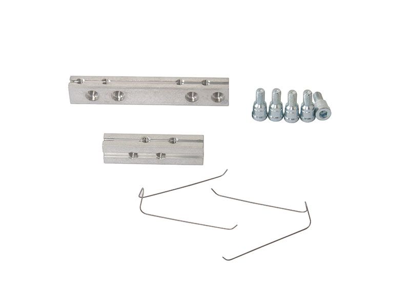 Комплект закладных пластин для крепления 3-х секционных петль DOMINA NEW, 0520100001. Рис. 2