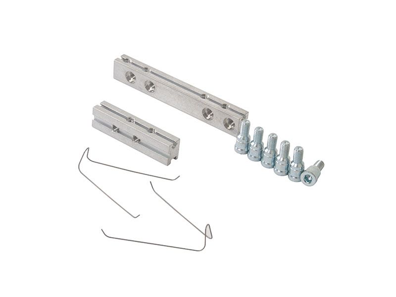 Комплект закладных пластин для крепления 3-х секционных петль DOMINA NEW, 0520100001. Рис. 1