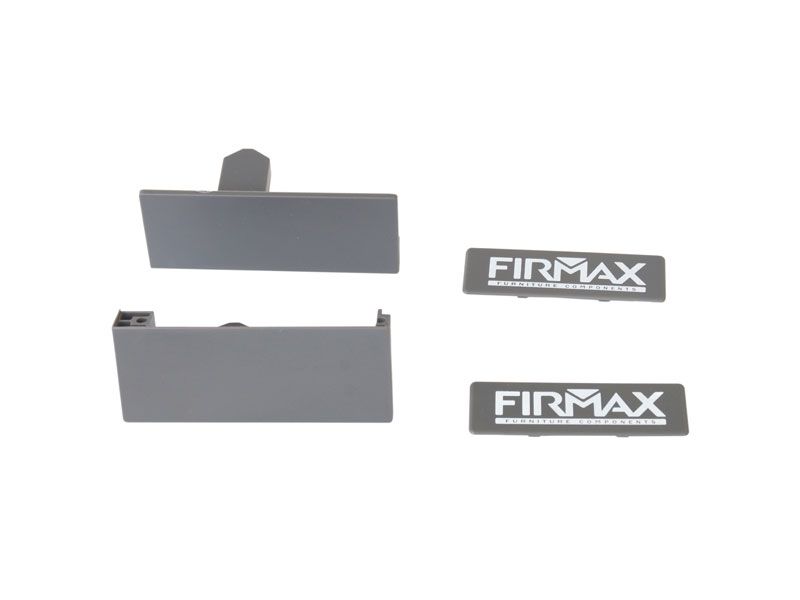 Комплект креплений Firmax высота 84 мм (Соединители передней панели, держатели задней стенки, заглушки, винты) для внутреннего ящика Newline, серый (алюминий + пластик). Рис. 3 Комплект креплений Firmax высота 84 мм (Соединители передней панели, держатели задней стенки, заглушки, винты) для внутреннего ящика Newline, серый (алюминий + пластик). Рис. 3