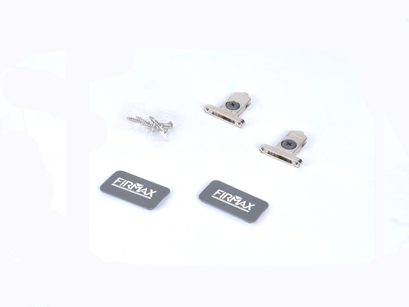 Комплект креплений Firmax высота 89/121 мм (Держатели фасада, заглушки) для ящика Slimline, антрацит. Рис. 2 Комплект креплений Firmax высота 89/121 мм (Держатели фасада, заглушки) для ящика Slimline, антрацит. Рис. 2
