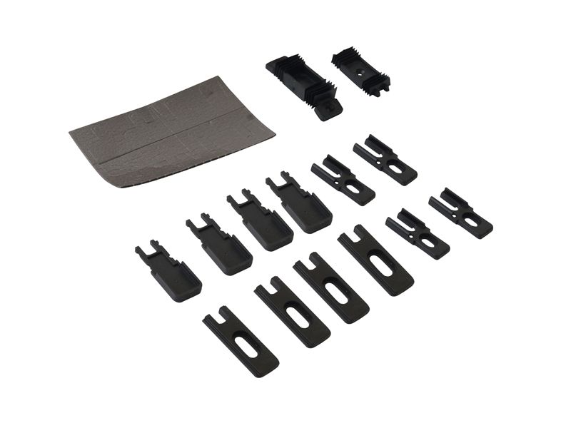 Комплект крышек и накладок для 2-х створок. Рис. 3 Комплект крышек и накладок для 2-х створок. Рис. 3