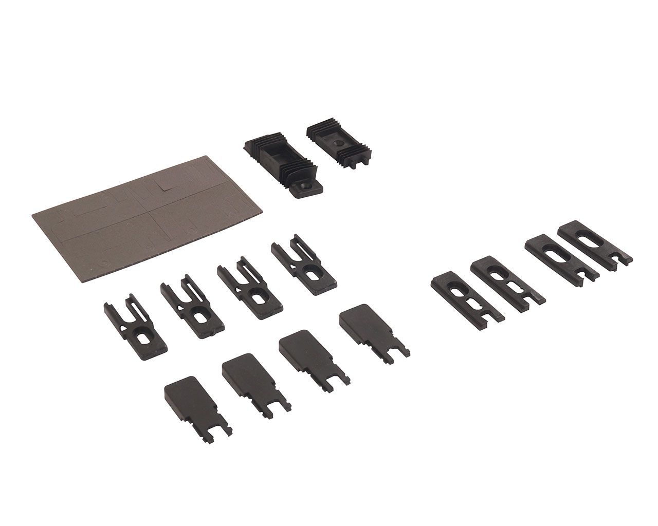 Комплект крышек и накладок для 2-х створок. Рис. 1