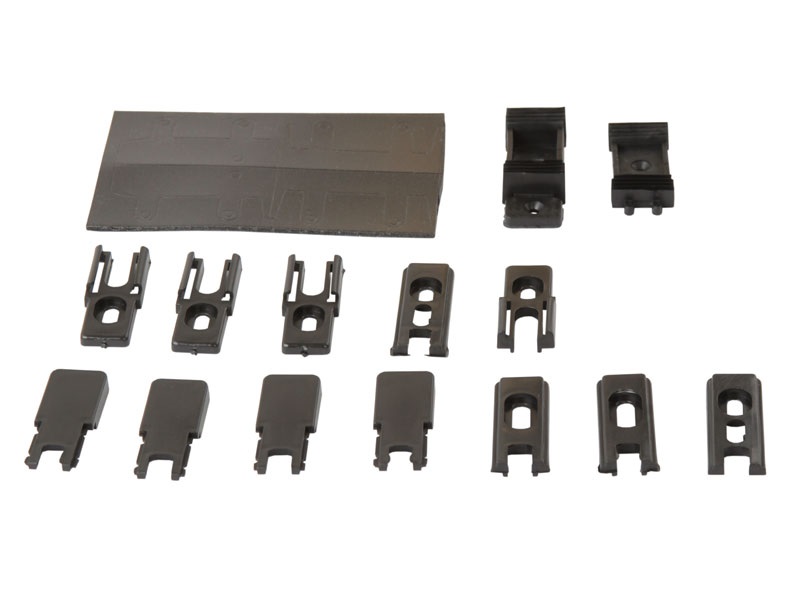 Комплект крышек и накладок для 2-х створок. Рис. 2 Комплект крышек и накладок для 2-х створок. Рис. 2