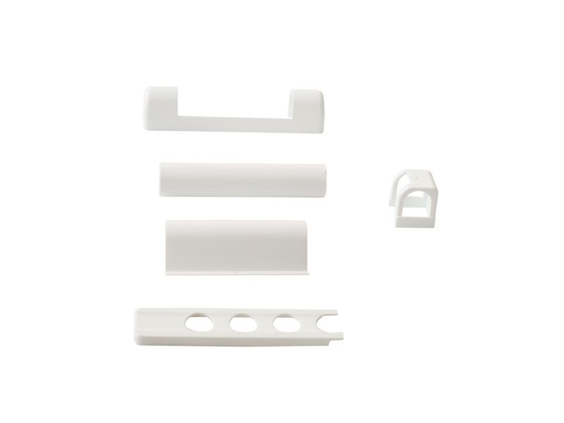 Комплект левый декор. накл. для дерева Белый RAL9016 (5 позиций). Рис. 2
