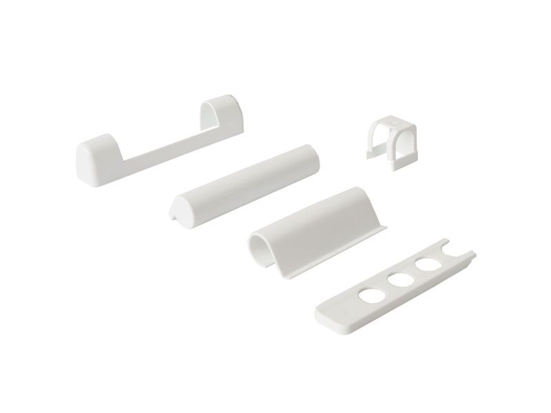 Комплект левый декор. накл. для дерева Белый RAL9016 (5 позиций). Рис. 1