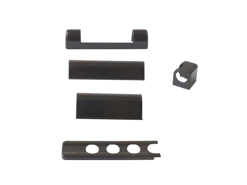 Комплект левый декор. накл. для дерева Коричневый RAL8077 (5 позиций). Рис. 2 Комплект левый декор. накл. для дерева Коричневый RAL8077 (5 позиций). Рис. 2