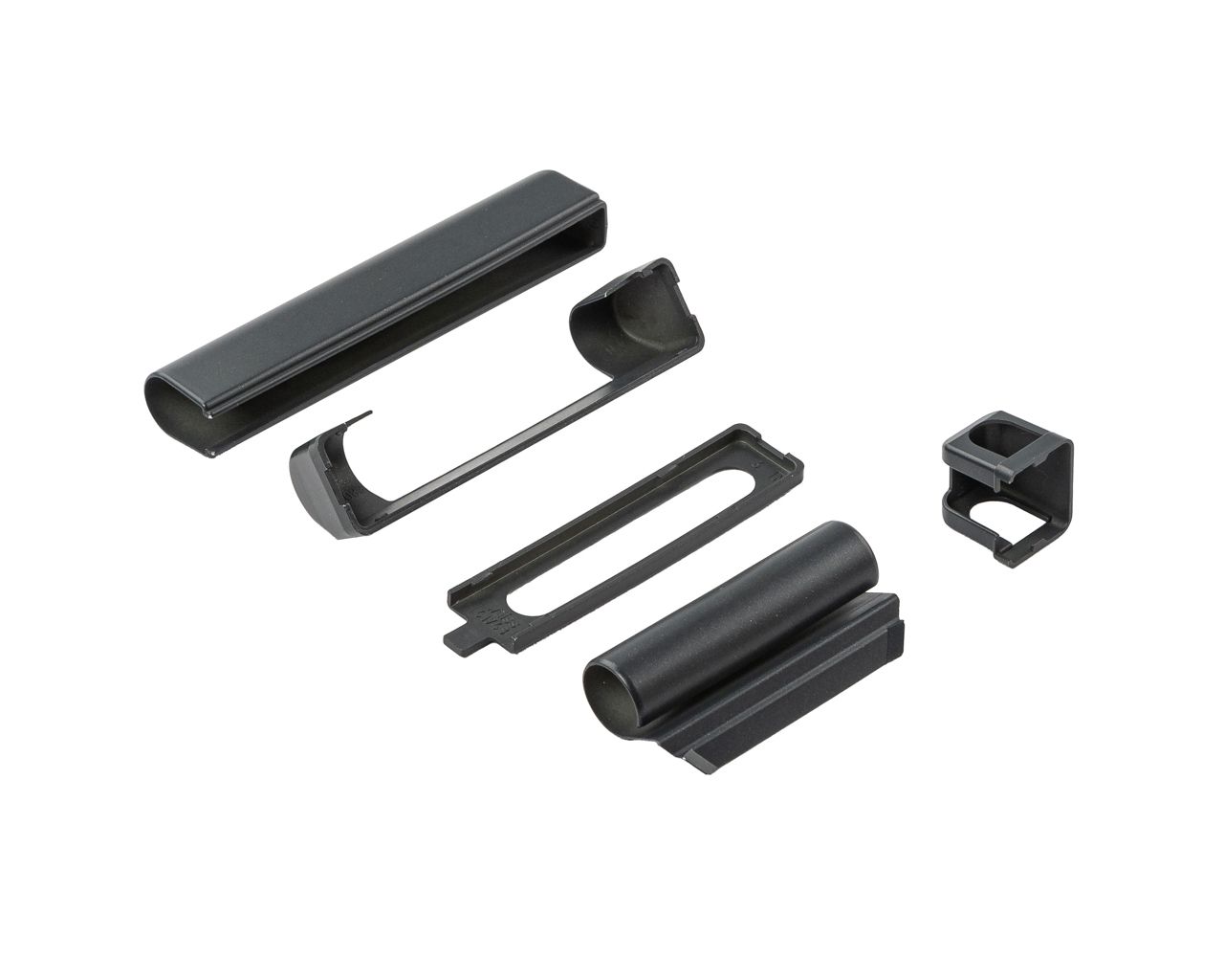 Комплект накладок для нижней и верхней петли на коробке ПВХ, антрацит RAL7016. Рис. 3