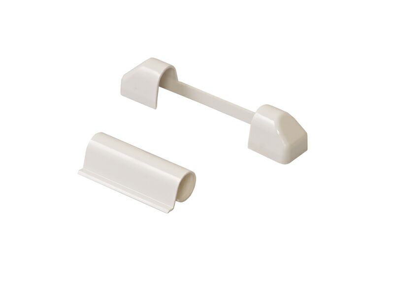 Комплект накладок ср. петли белый Ral 9016 (2 позиции) Elementis 2. Рис. 1