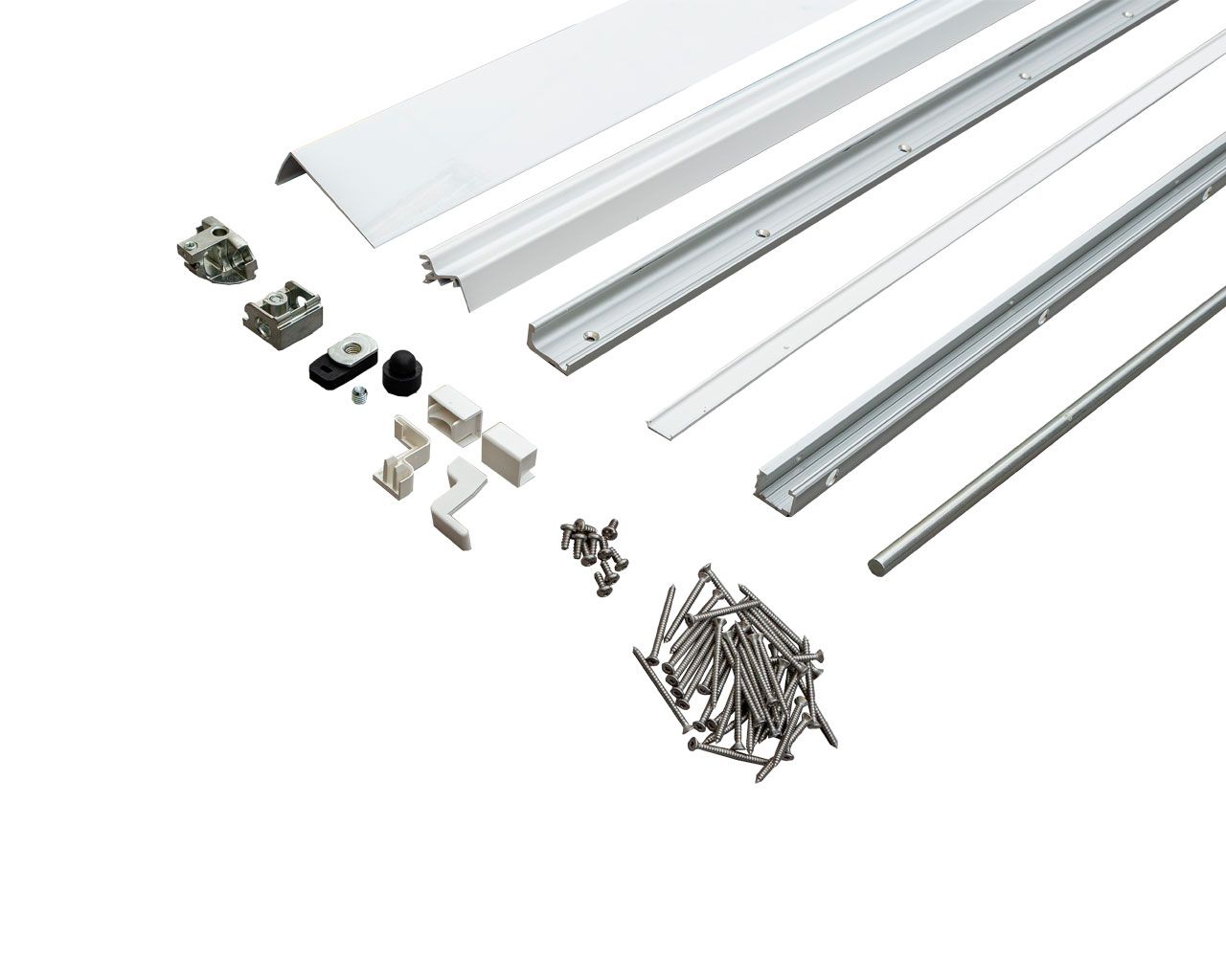 Комплект направляющих Alu-HKS, 931-1280/2630, белый 230563. Рис. 2 Комплект направляющих Alu-HKS, 931-1280/2630, белый 230563. Рис. 2